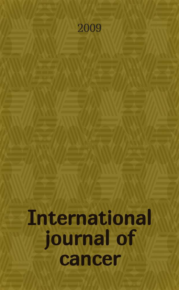 International journal of cancer : Publ. of the International union against cancer. Vol. 124, № 1