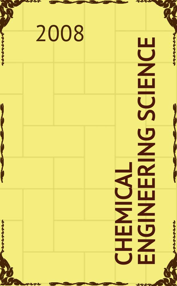 Chemical engineering science : Génie chimique. Vol. 63, № 24