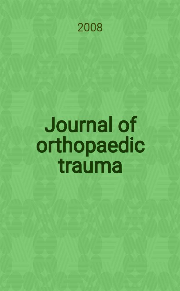 Journal of orthopaedic trauma : Official journal of the Orthopaedic trauma association and the International society for fracture repair. 2008 к vol. 22, № 10, suppl. : The significance of negative pressure wound therapy with reticulated open cell foam in the treatment of orthopaedic wounds = Значение терапии ран отрицательным давлением с сетчатым ячеистым пенопластом