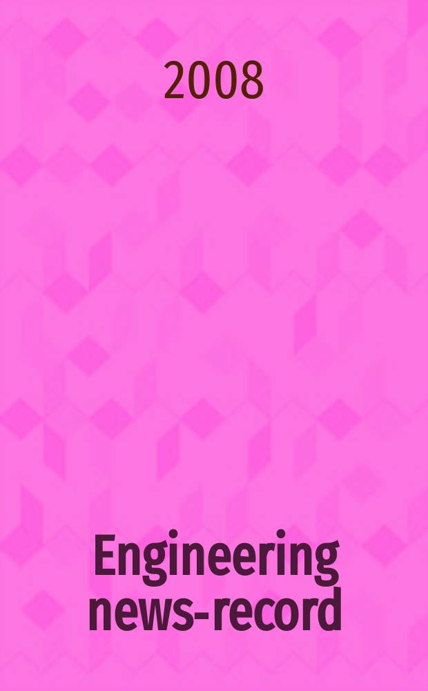 Engineering news-record : Devoted to civil engineering and contracting. Vol. 260, № 20