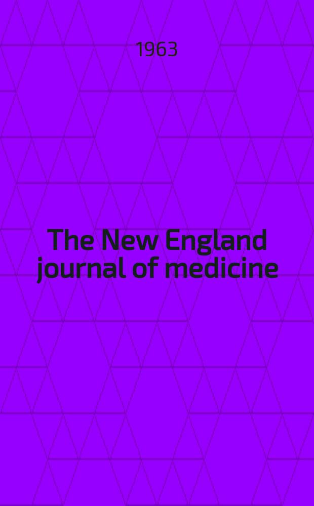 The New England journal of medicine : Formerly the Boston medical a. surgical journal. Vol. 268, № 2