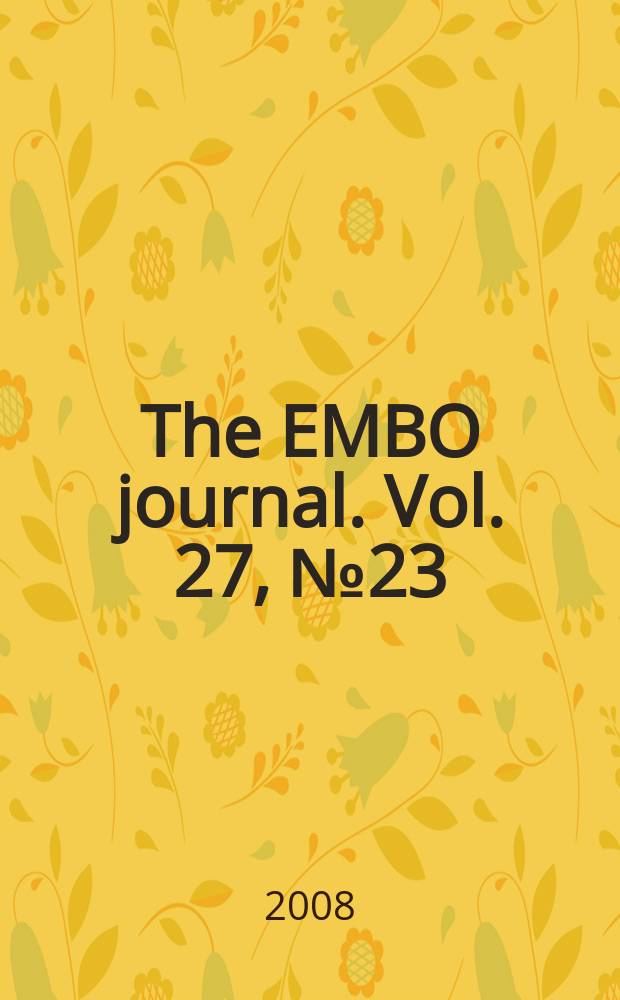 The EMBO journal. Vol. 27, № 23