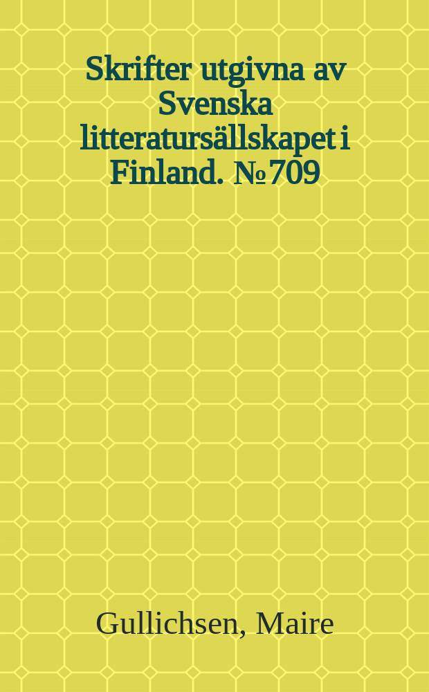 Skrifter utgivna av Svenska litteratursällskapet i Finland. № 709 : Regnbågsfärger, mörka stänk = Цвета радуги