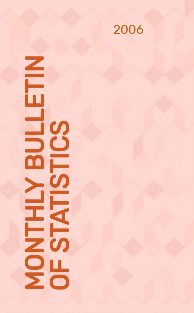 Monthly bulletin of statistics : Statistical office of the United Nations. Vol. 60, № 3
