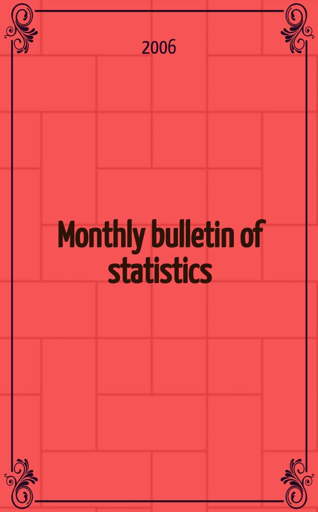 Monthly bulletin of statistics : Statistical office of the United Nations. Vol. 60, № 5