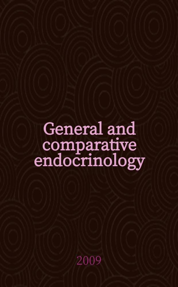General and comparative endocrinology : An international journal. Vol. 160, № 2