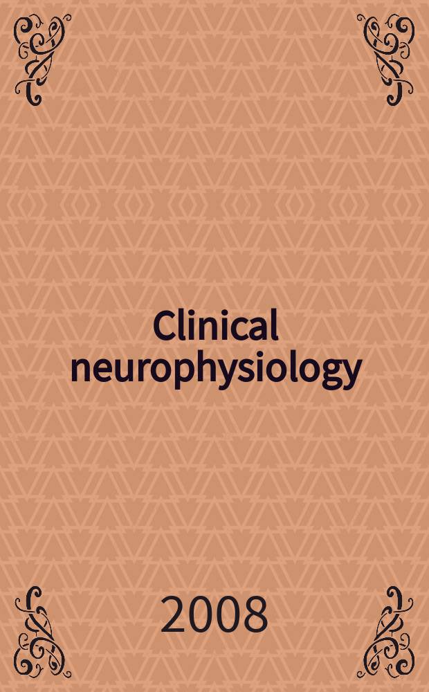 Clinical neurophysiology : Off. j. of the Intern. federation of clinical neurophysiology. Vol. 119, № 12
