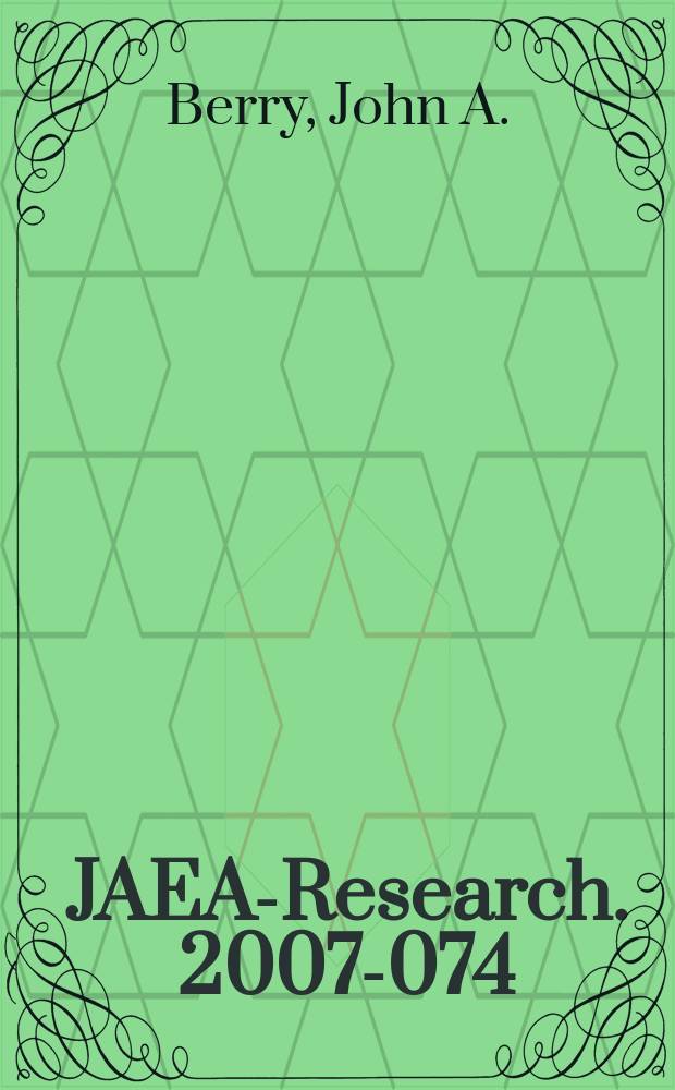 JAEA-Research. 2007-074 : Sorption studies of radioelements on geological materials
