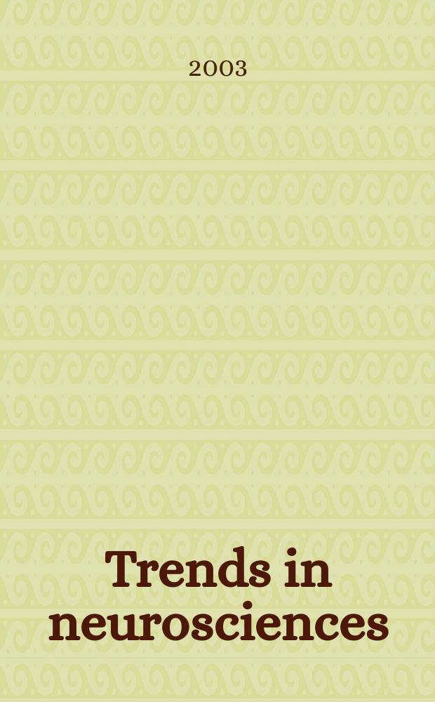 Trends in neurosciences : TINS. Vol. 26, № 4