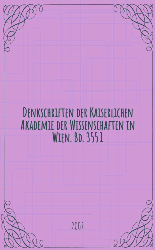Denkschriften der Kaiserlichen Akademie der Wissenschaften in Wien. Bd. 355[1] : Typologie des Musikerporträts in Malerei und Graphik = Типологии портретов музыкантов в живописи и графики