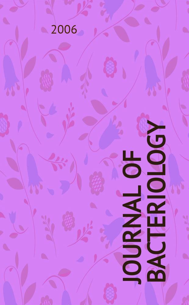 Journal of bacteriology : Offic. organ of the Soc. of Amer. bacteriologists. Vol. 188, № 7