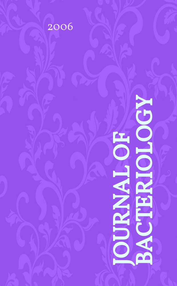 Journal of bacteriology : Offic. organ of the Soc. of Amer. bacteriologists. Vol. 188, № 21