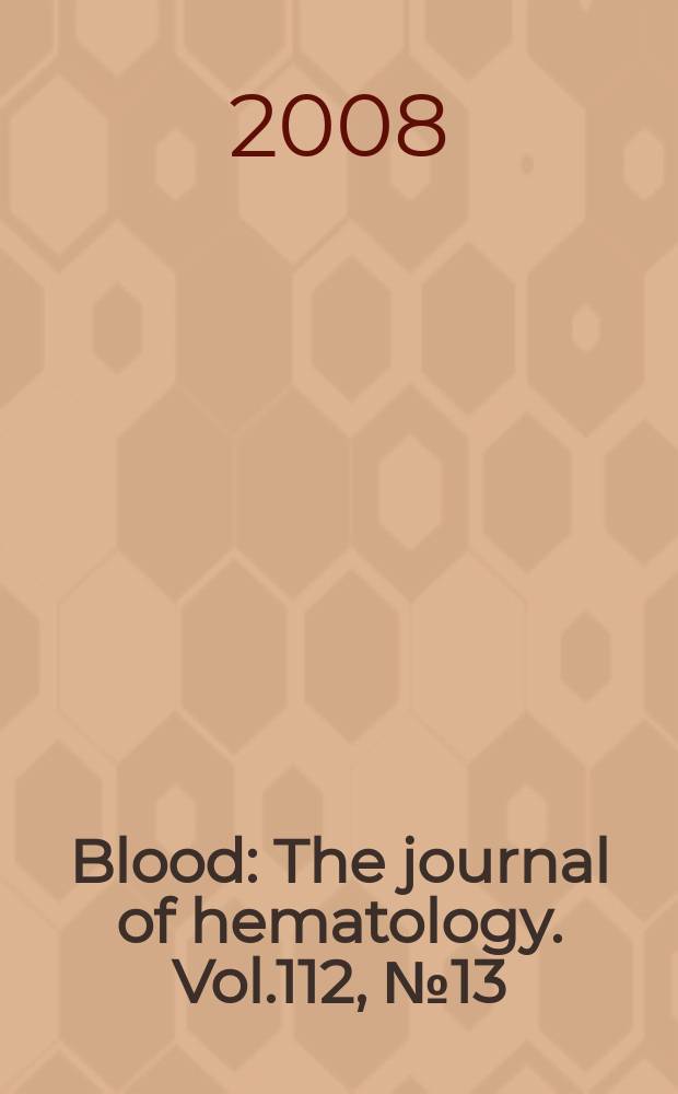 Blood : The journal of hematology. Vol.112, № 13
