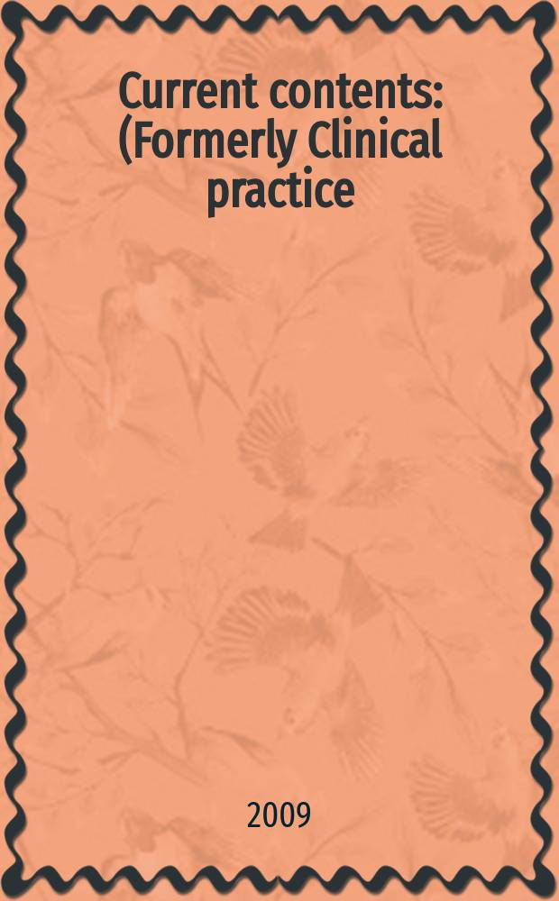 Current contents : (Formerly Clinical practice). Vol. 37, № 4