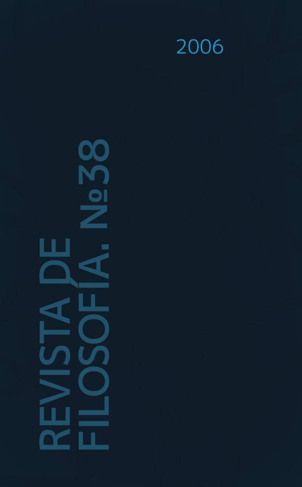 Δαίμων : Revista de filosofía. № 38 : Elias Canetti