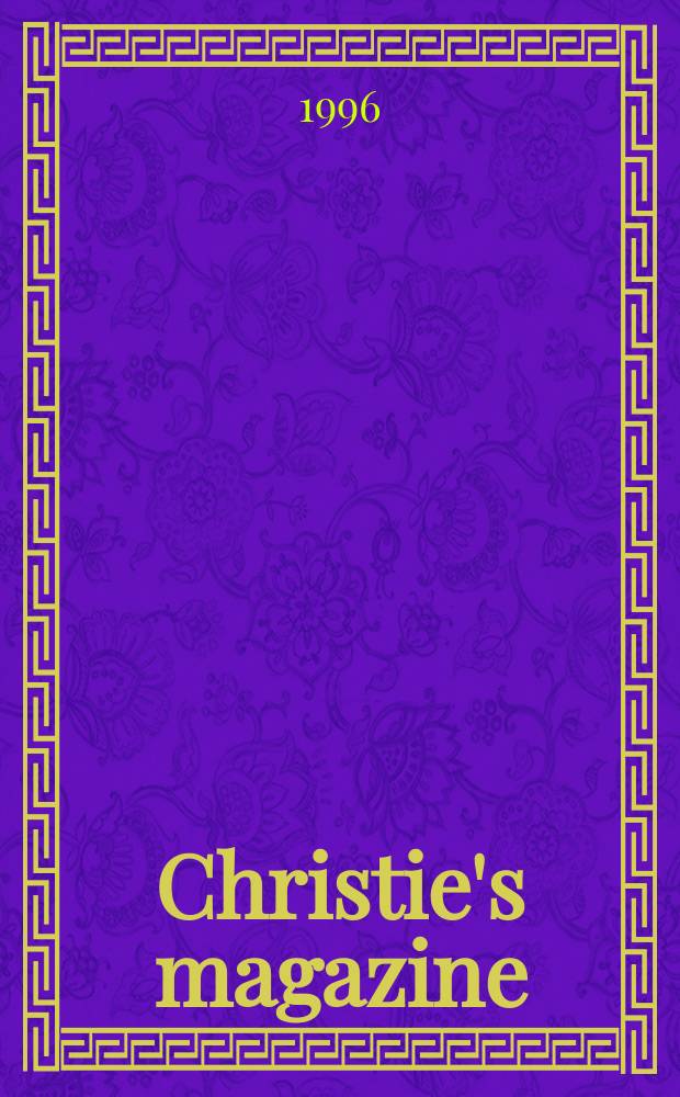 Christie's magazine