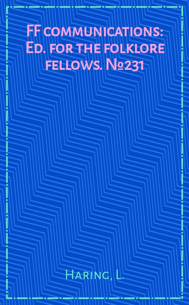 FF communications : Ed. for the folklore fellows. №231 : Malagasy tale index