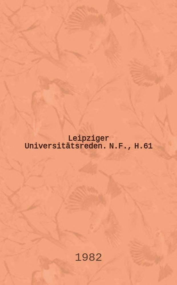 Leipziger Universitätsreden. N.F., H.61 : Mary und Hegel