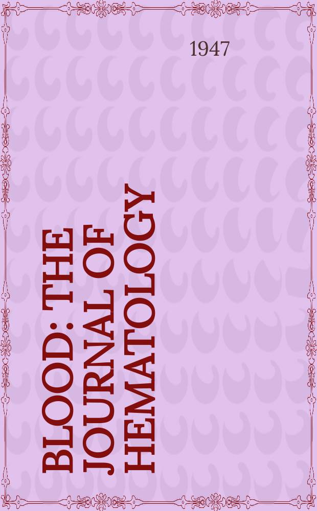 Blood : The journal of hematology