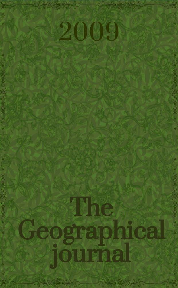 The Geographical journal : Including the Proceedings of the r. Geographical society. Vol. 175, pt. 4 : Reconciling policy, practice, and theorisations of waste management