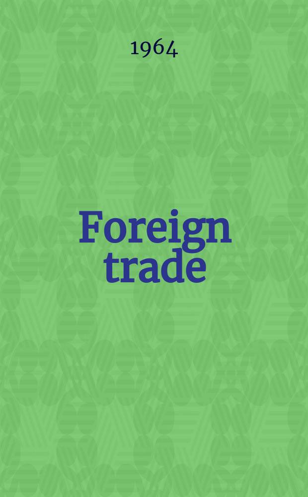 Foreign trade