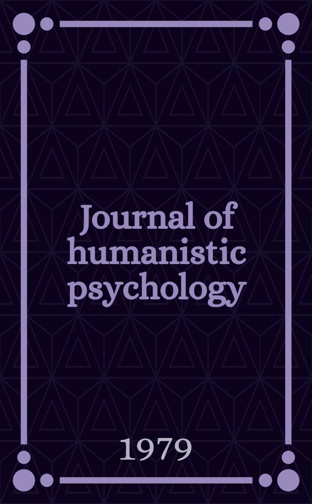 Journal of humanistic psychology
