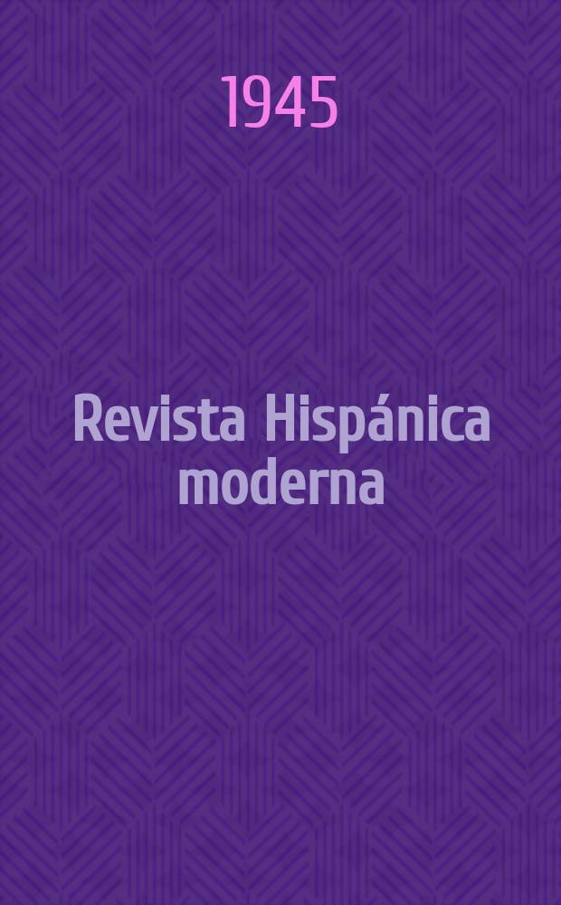 Revista Hispánica moderna