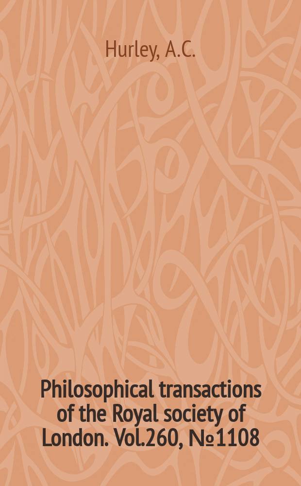 Philosophical transactions of the Royal society of London. Vol.260, №1108 : Ray representations of point groups and the irreducible representations of groups and double space groups