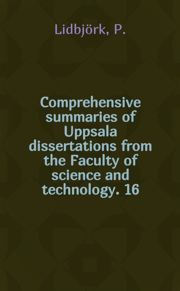 Comprehensive summaries of Uppsala dissertations from the Faculty of science and technology. 16 : Magnetic and electric hyperfine...