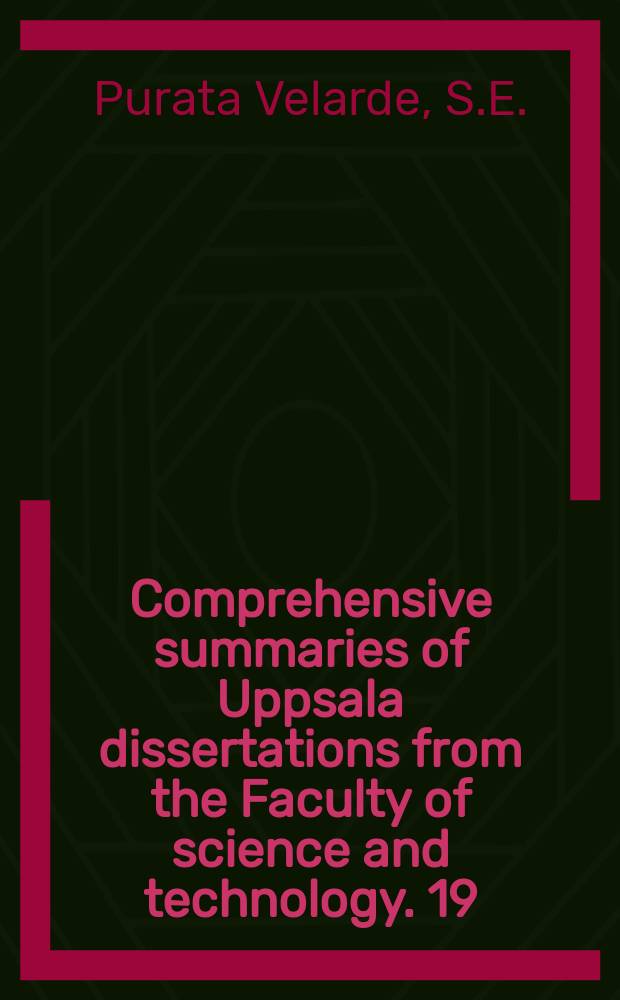 Comprehensive summaries of Uppsala dissertations from the Faculty of science and technology. 19 : Studies on secondary succession...