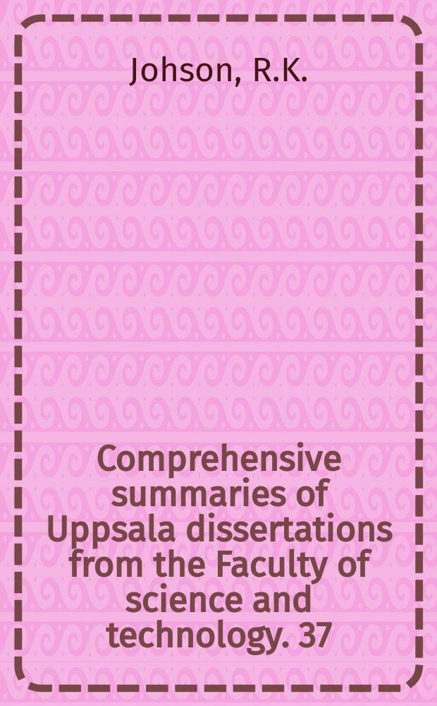 Comprehensive summaries of Uppsala dissertations from the Faculty of science and technology. 37 : Life histories and coexistence of Chironomus...