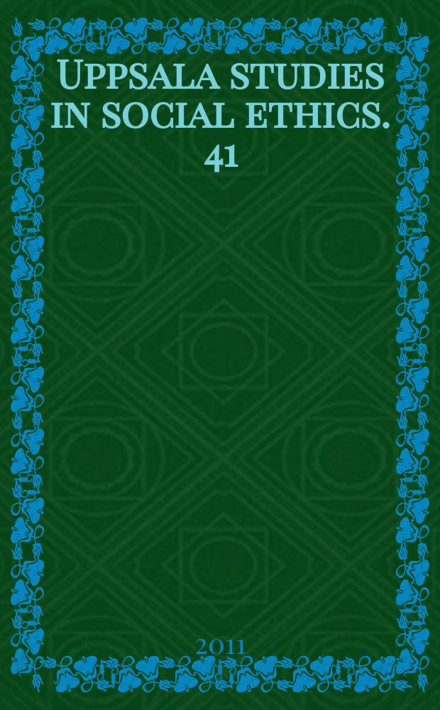 Uppsala studies in social ethics. 41 : Att ta skriken på allvar = Закричать во весь голос