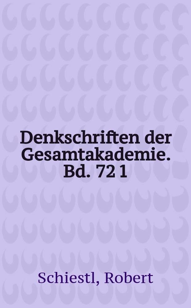 Denkschriften der Gesamtakademie. Bd. 72[1] : Handbook of the pottery of the Egyptian Middle Kingdom = Указатель сосудов Египта среднего царства