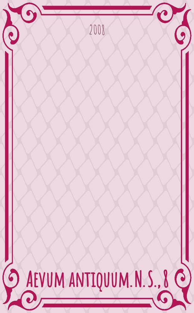 Aevum antiquum. N. S., 8 : Erodoto