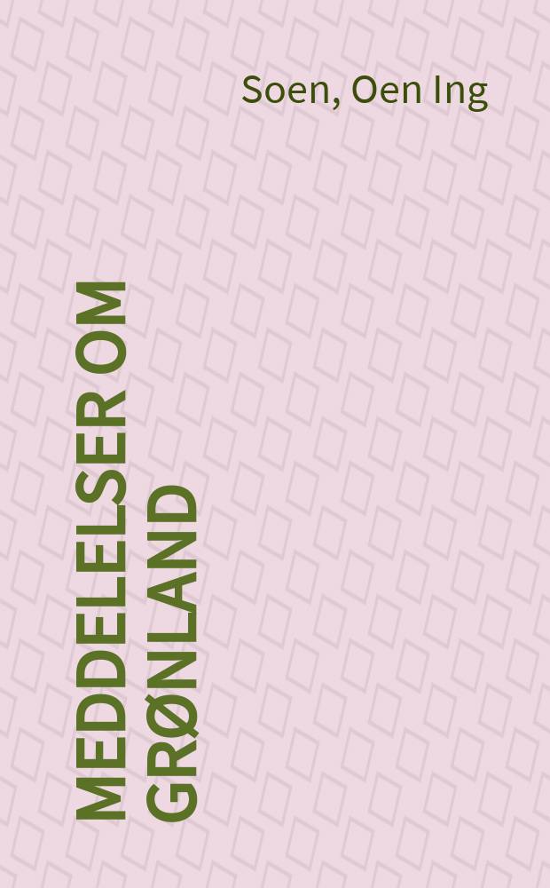Meddelelser om Grønland : Udg. af Сommissionen for ledelsen af de geologiske og geographiske undersøkelser i Grønland. Bd. 175, № 5 : A sulphide paragenesis with pyrrhotite and marcasite in the siderite-cryolite ore of Ivigtut, South Greenland