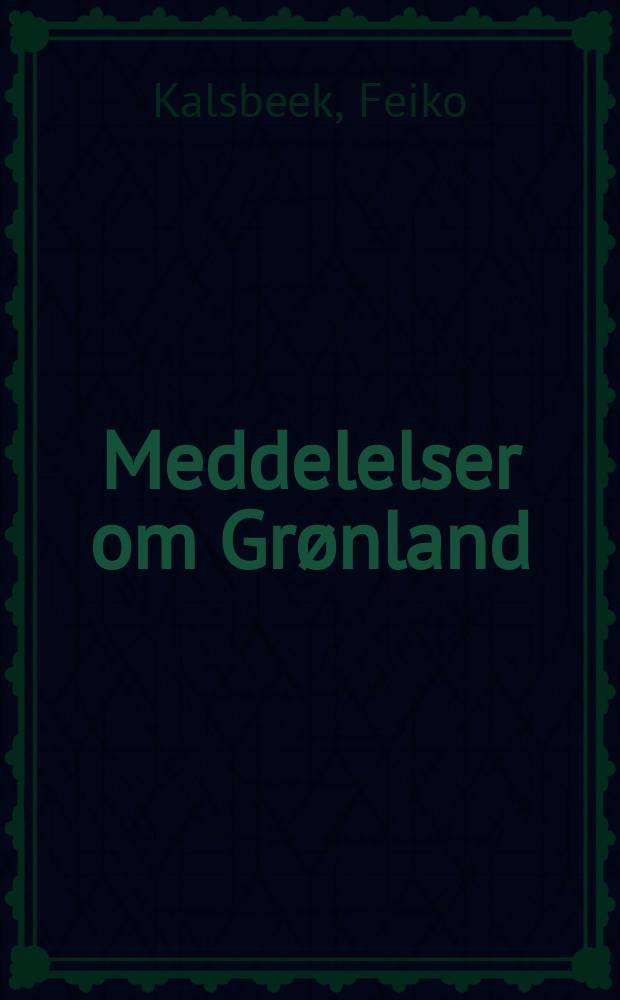 Meddelelser om Grønland : Udg. af Сommissionen for ledelsen af de geologiske og geographiske undersøkelser i Grønland. Bd. 175, № 4 : The pattern of folding in an area of migmatites between Neria and Qasigialik fjords, South-West Greenland