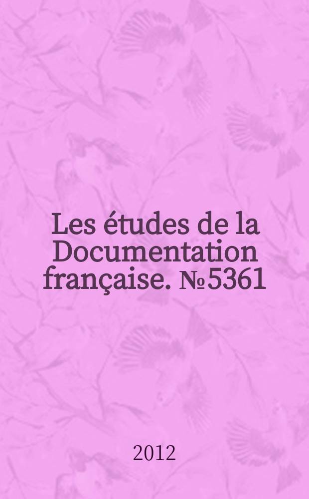 Les études de la Documentation française. № 5361/62 : Les humanitaires dans la guerre = Гуманитарные организации на войне