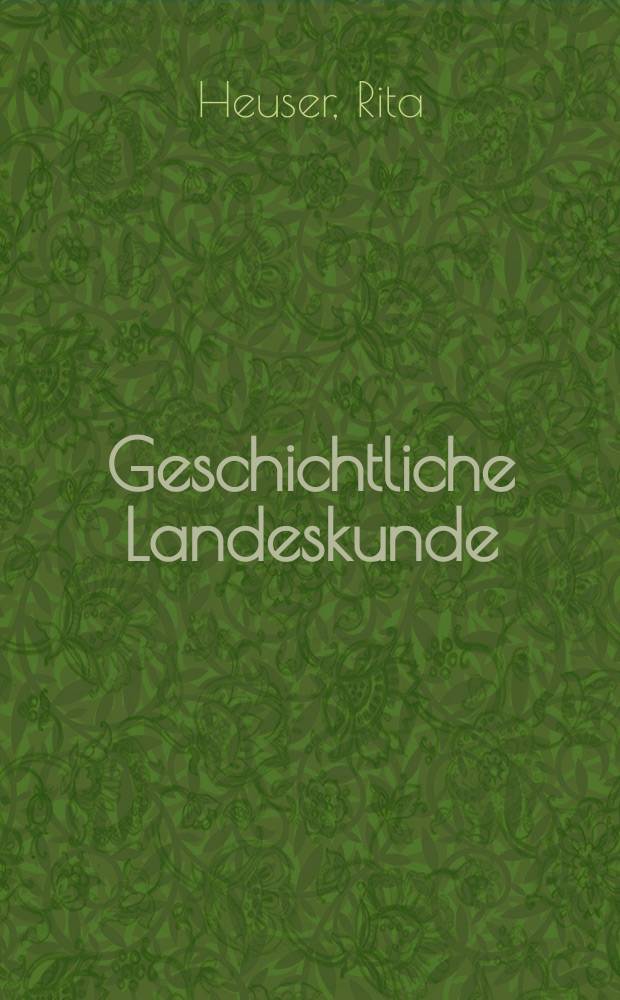 Geschichtliche Landeskunde : Ver&ouml;ffentlichungen des Instituts f&uuml;r geschichtliche Landeskunde an der Universit&auml;t Mainz. Bd. 66 : Namen der Mainzer Strassen und Őrtlichkeiten = Наименование улиц и районов Майнца