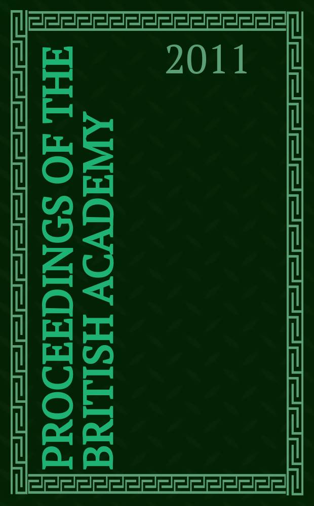 Proceedings of the British academy
