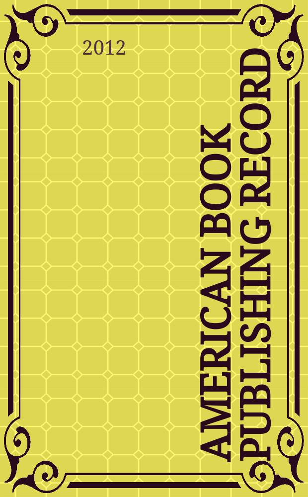 American book publishing record : A record of American book production in ... as catalogued by the Library of Congress and annotated by Publishers' weekly in the monthly issues of the American book publishing record Arranged by subject according to the Dewey decimal classification and indexed by author and by title. Vol. 53, № 9