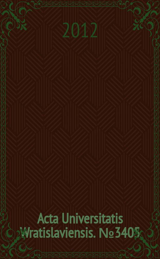 Acta Universitatis Wratislaviensis. № 3405 : Socjologiczne portrety grup społecznych = Социологический портрет социальных групп.