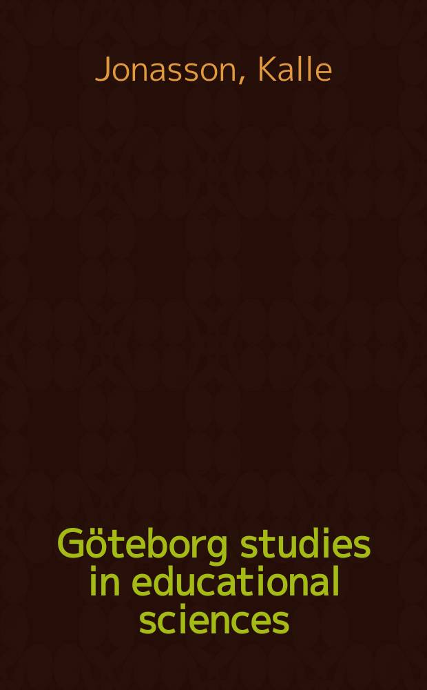 Göteborg studies in educational sciences : Sport has never been modern = Спорт никогда не был современным