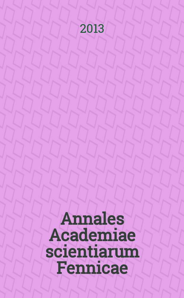 Annales Academiae scientiarum Fennicae : Les tables géographiques du manuscrit du sultan rasūlide al-Malik al-Afḍal = географические таблицы из рукописей султана