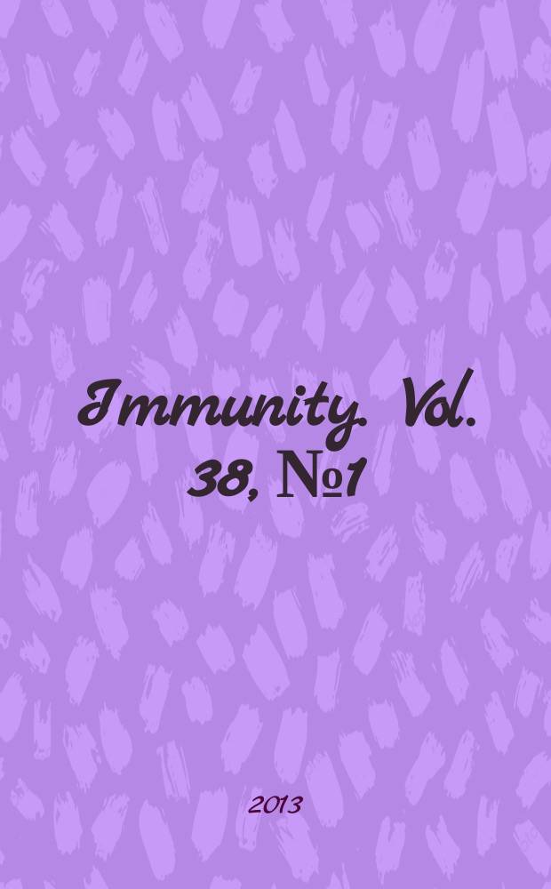 Immunity. Vol. 38, № 1