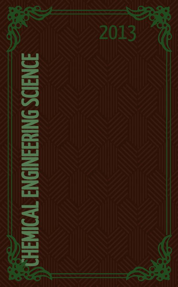 Chemical engineering science : Génie chimique. Vol. 87