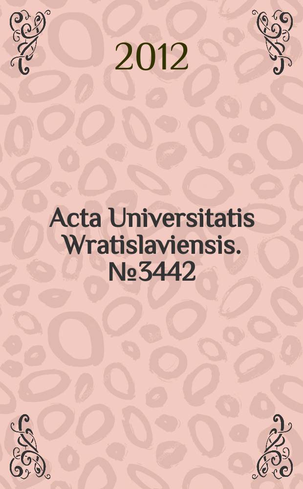 Acta Universitatis Wratislaviensis. № 3442 : W poszukiwaniu odpowiedniej formy = В поисках соответствующей формы