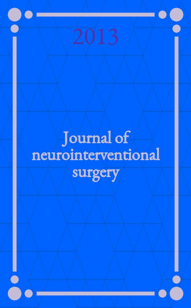 Journal of neurointerventional surgery : JNIS the official journal of SNIS and SVIN. Vol. 5, № 2