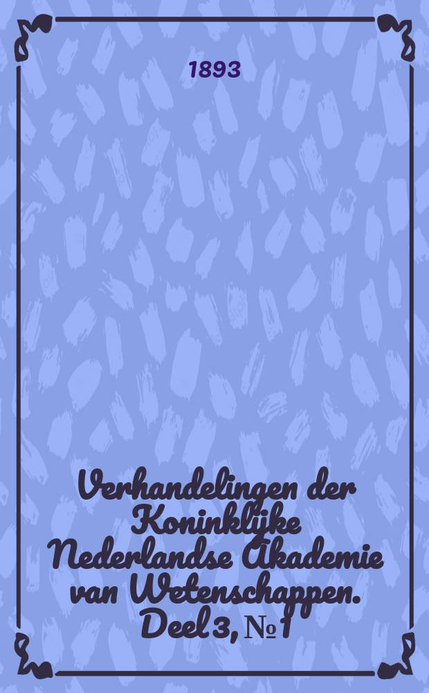 Verhandelingen der Koninklijke Nederlandse Akademie van Wetenschappen. Deel 3, № 1 : Der Lochemerberg, ein Durchragungszug im Niederlandischen Diluvium