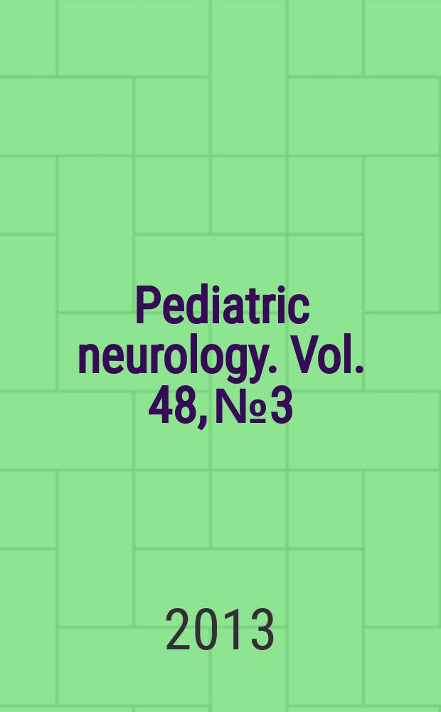 Pediatric neurology. Vol. 48, № 3