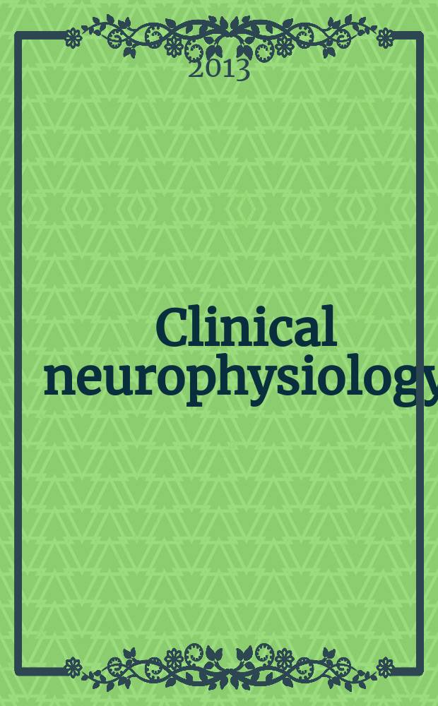 Clinical neurophysiology : Off. j. of the Intern. federation of clinical neurophysiology. Vol. 124, № 3